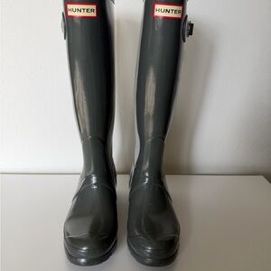 Hunter Gray Tall Boots